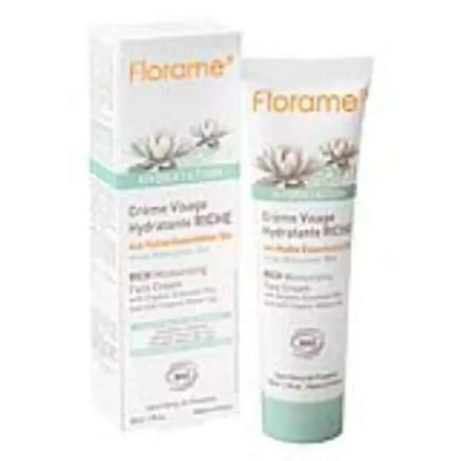 Florame Crème visage hydratante intense Nenufar Bio 50Ml Crème visage hydratante intense Nenufar Bio 50Ml