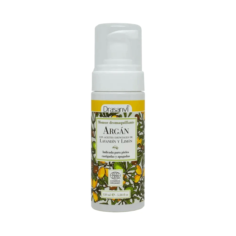 Drasanvi Make-up Verwijderaar Mousse Argan Ecocert Bio , 150 ml