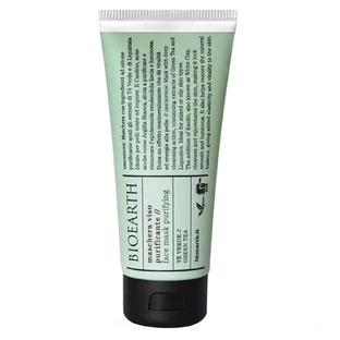 Bioearth Groene Thee Zuiverend Crème Gezichtsmasker , 100 ml