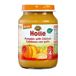 Holle Biologische Pompoen met Kip, 190 g