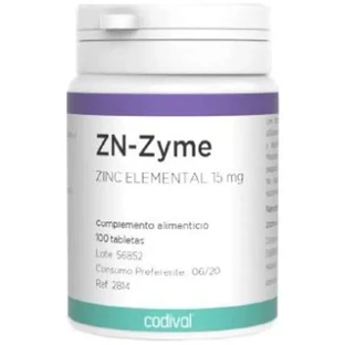 Codival Zn-Zyme 15Mg. 100Comp