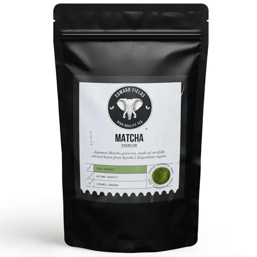 Edward Fields Tea Matcha Tea Premium Organic Japanese Ceremonial Grade 30G, 30 grams