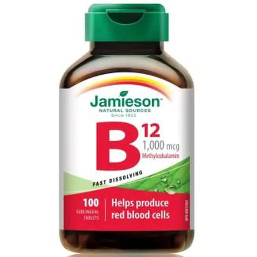 Jamieson Vitamine B12 1000Mcg , 100 tabletten