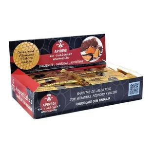 Apiregi Royal Jelly Bars Chocolate with Orange 18 units