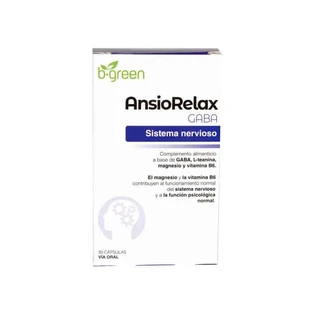 B-Green Ansiorelax Gaba Nervous System 30 capsules