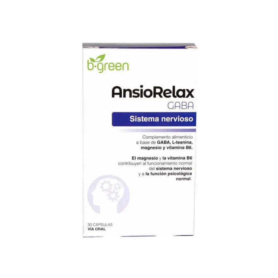 B-Green Ansiorelax Gaba Nervous System 30 capsules