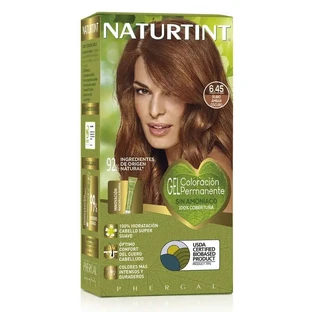 Naturtint Permanente Kleurstof Ammoniakvrije Kleurstof 6.45 - Donker Amber Blond