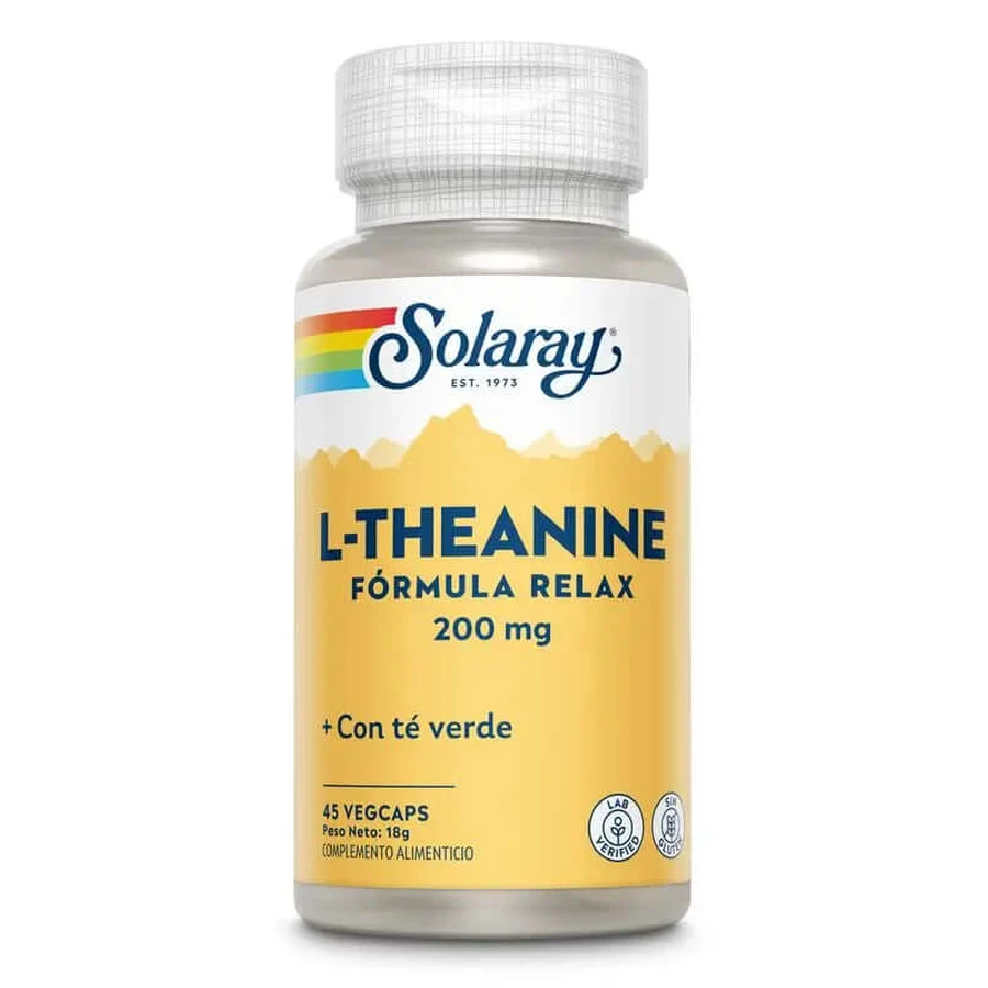 Solaray L Theanine 200 Mg, 45 Cápsulas