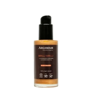 Arganour Corporal Brilli Brilli - Iluminador Corporal Natural, 100 Ml