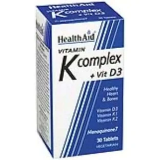 Health Aid Vitamin K Complex With Vitamin D3 30Comp