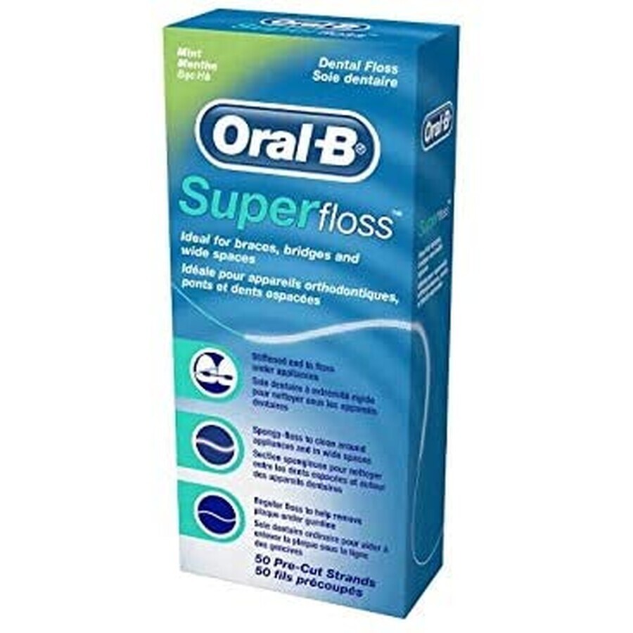 Buy Super Floss, 50 pieces, Oral-B Super Floss, 50 pieces, Oral-B