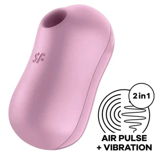 Satisfyer Air Pulse Suikerspin Stimulator & Vibrator - Lila