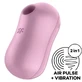 Satisfyer Air Pulse Zuckerwatte Stimulator &amp; Vibrator - Flieder