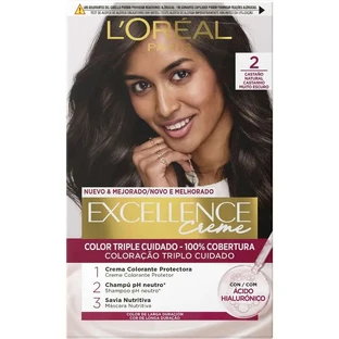 L'Oréal Paris Excellence Creme Permanent Hair Color - Shade 2 Natural Auburn