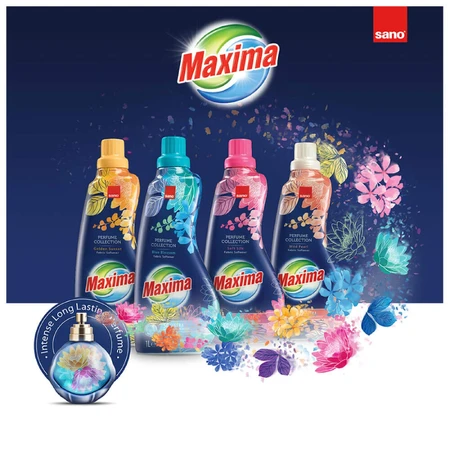 Acondicionador Ultra Concentrado para Tejidos Blue Blossom, 1 L, 40 lavados, Sano