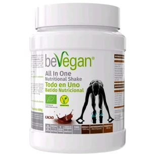 Bevegan All In One Nutritional Shake Cacao, 600 Gr
