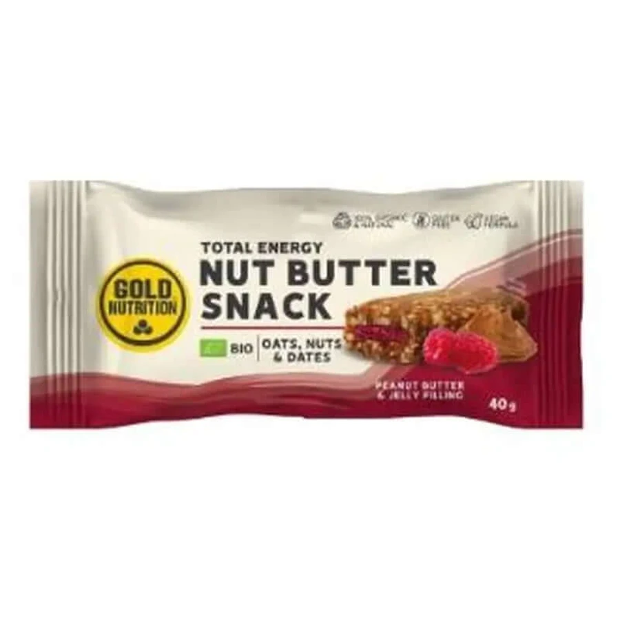 Gold Nutrition Nussbutter Snack Erdnuss-Gelee 15 Stk. Bio