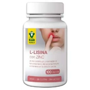 Raab Vitalfood L-Lysine With Zinc 100Caps Sg Vegan