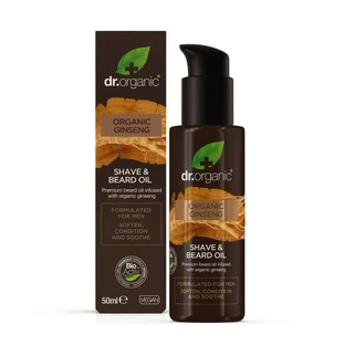 Dr. Organic Bio Ginseng Baard & Scheerolie 50Ml