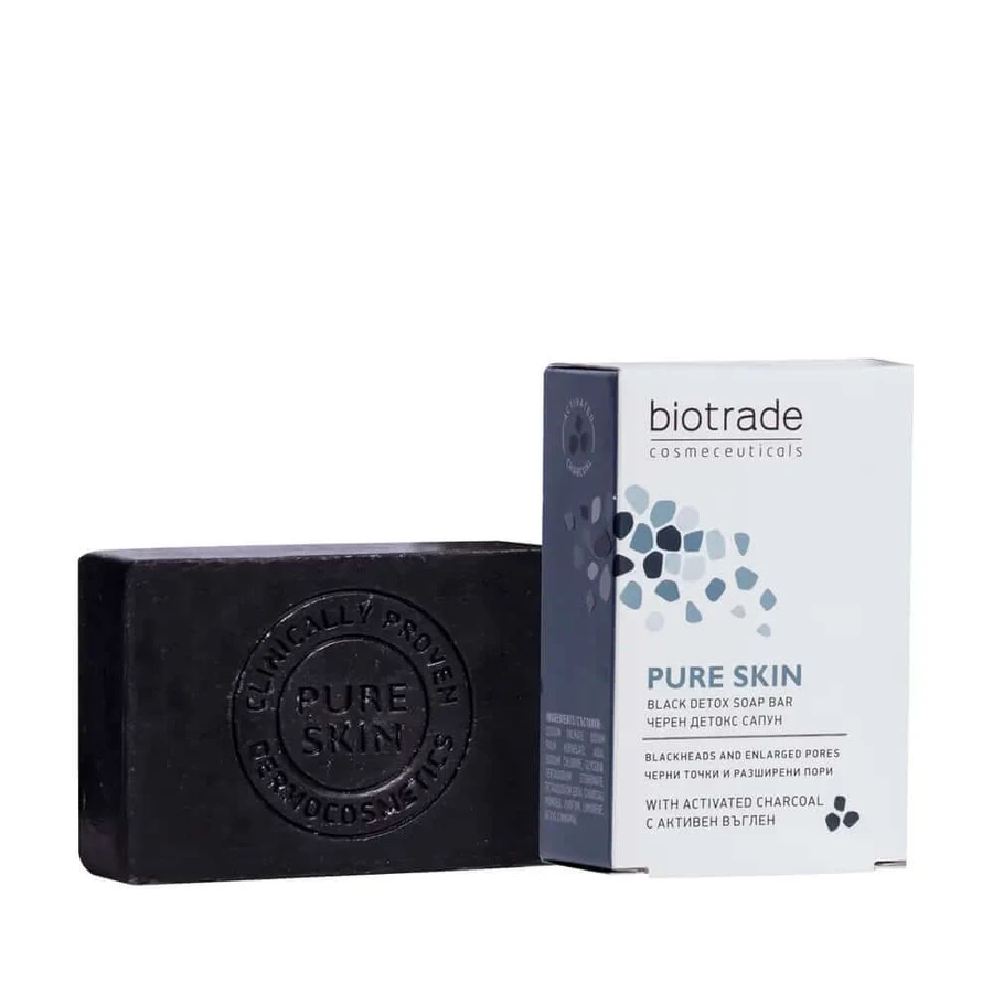 Biotrade Pure Skin 100% Aktivkohleseife 100 g