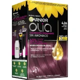 Garnier Olia Coloration permanente sans ammoniaque, odeur agréable avec des huiles florales naturelles - Bold Violet Electric 4.26