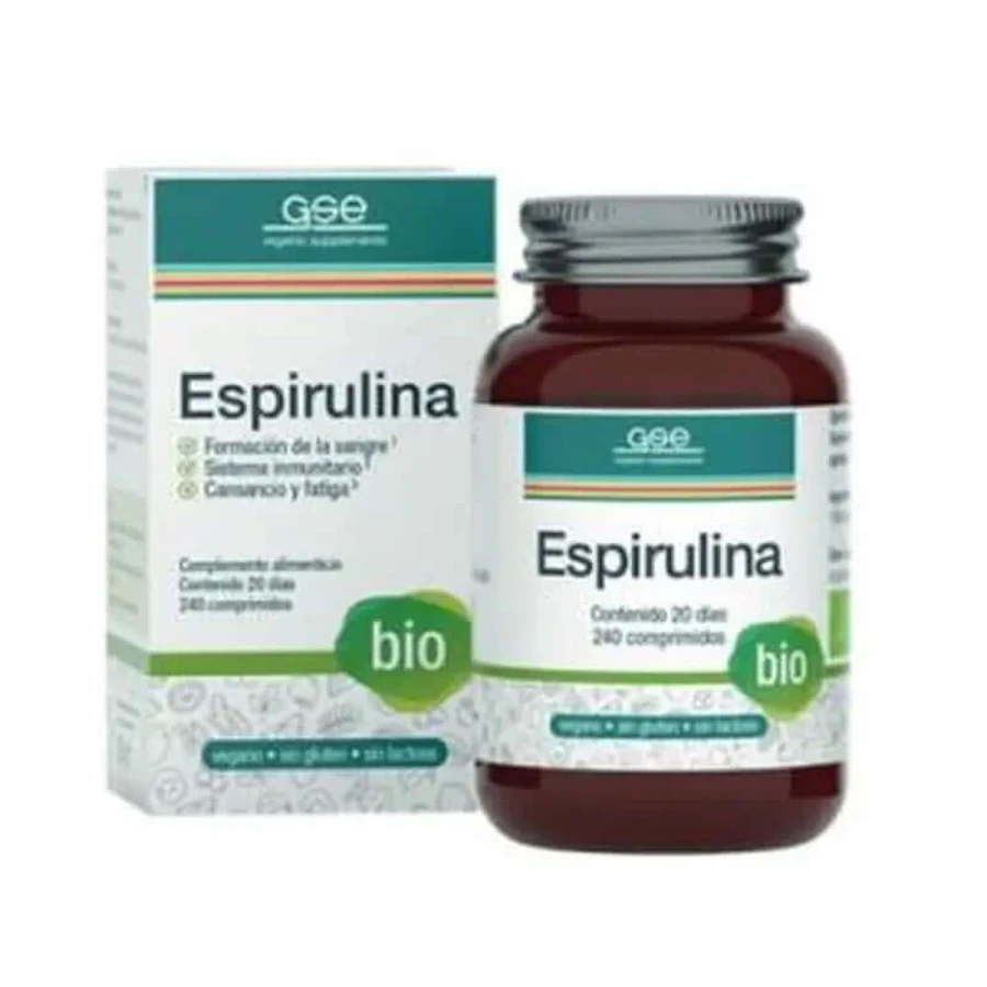 Gse Spirulina 240 Bio Vegan Tabletten