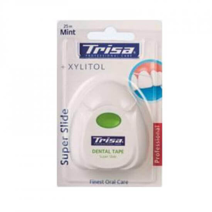Buy Dental Floss Super Slide dental band, 25 M, Trisa Dental Floss Super Slide dental band, 25 M, Trisa