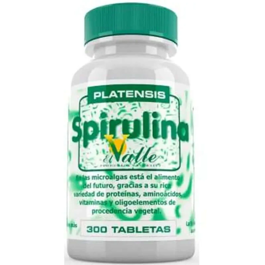 El Valle Spirulina 400Mg. 300 Tablets
