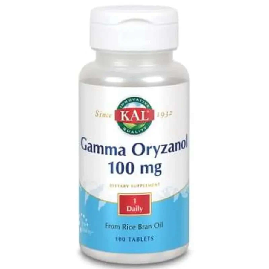 Solaray Gamma Oryzanol 100Mg. 100 Tablets