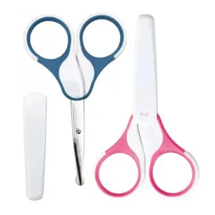Saro babyschaar met deksel roze of blauw