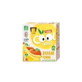 Vitabio Cool Fruits Apple & Banana 90 Gr, 4 unités