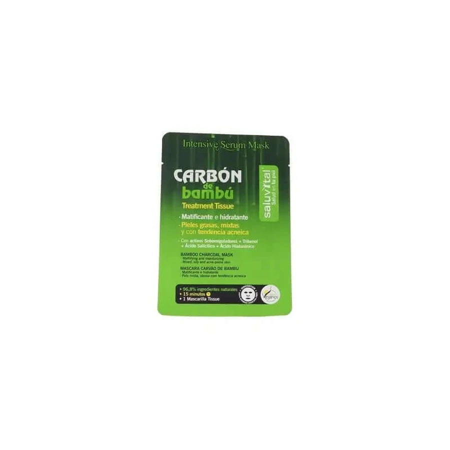 Saluvital Mask Tissue Carbon 1 Unit