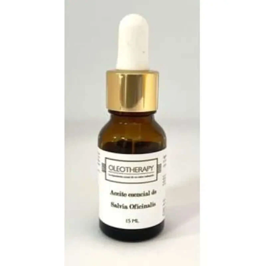 Oleotherapie Salvia Oficinalis etherische olie Eco 15ml
