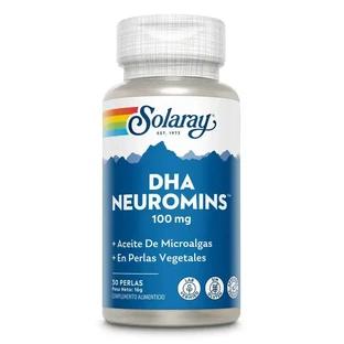 Solaray Dha Neuromins 100 Mg, 30 perles