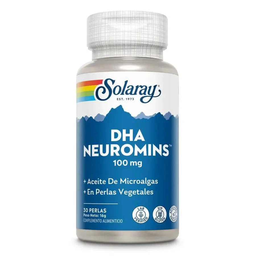 Solaray Dha Neuromins 100 Mg, 30 perles