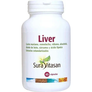 Sura Vitas Liver 725 Mg, 45 Capsules