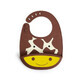 Zoo Giraffe Silicone Bib, Skip Hop