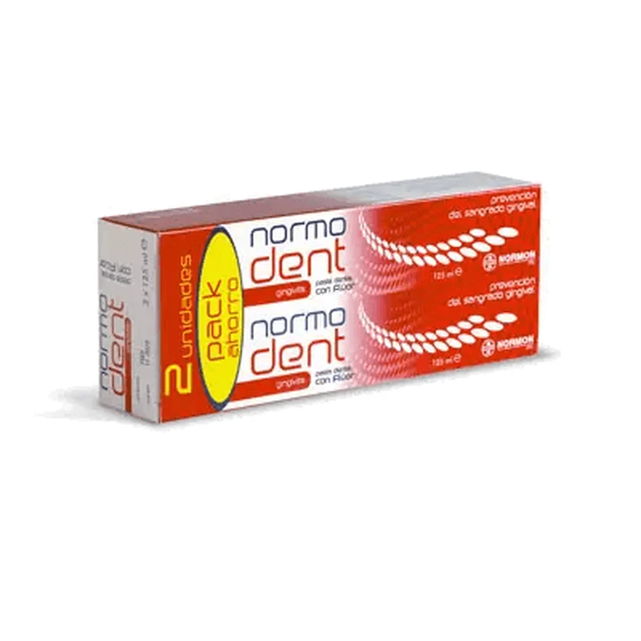 Normodent GingiVITIS pasta verpakking 2X125 ml