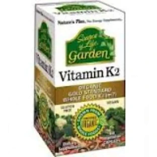 Natures Plus Garden Source Of Life Vitamin K2, 60 Capsules