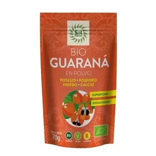 Solnatural Guarana Powder Bio , 70 grams