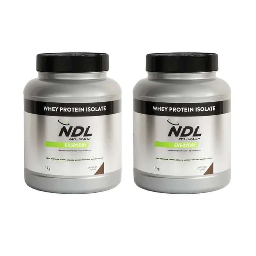 Ndl Pro-Health Whey Protein Isolate - Protéine isolée, Chocolate Fusion , 2X1 Kg