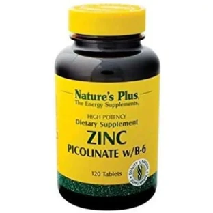 Natures Plus Zink Di-Picolinaat, 120 tabletten