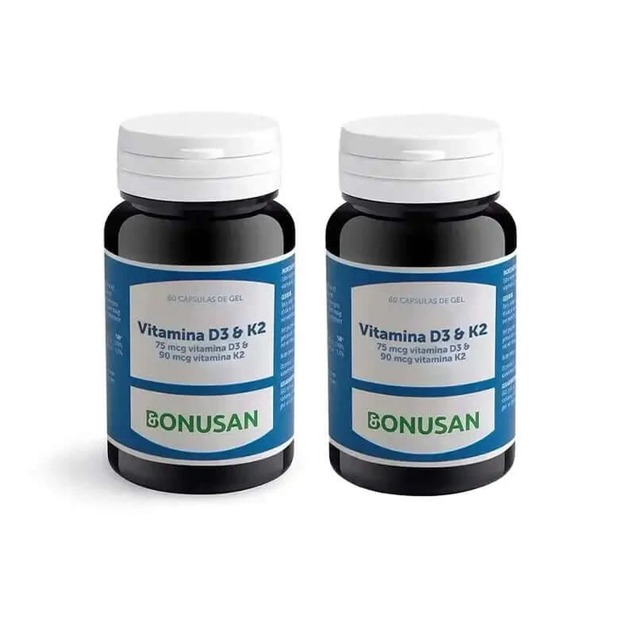 Bonusan Vitamin D3 & K2 , 2X60 Kapseln