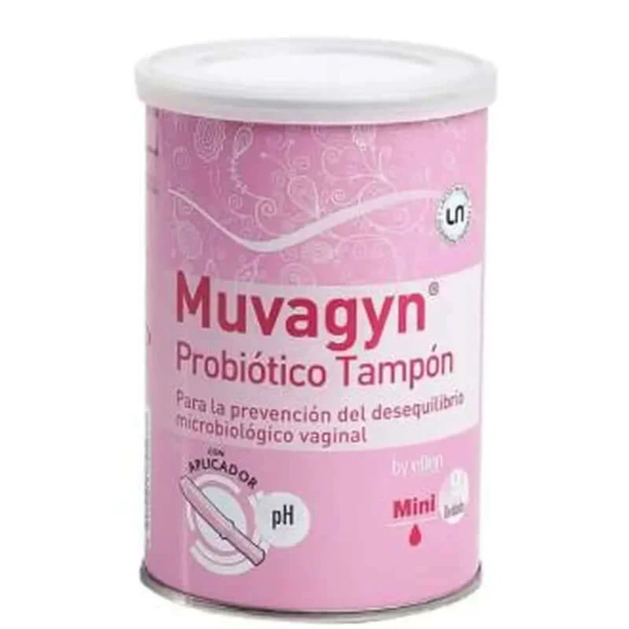 Casen Muvagyn Probiotic Mini Tampon With Applicator 9Ud