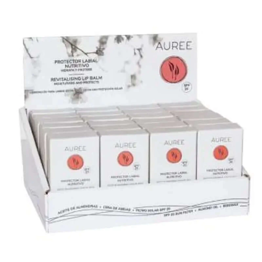 Auree Lip Protector Stick Spf20 Expo.24Uds Pack 2Uds