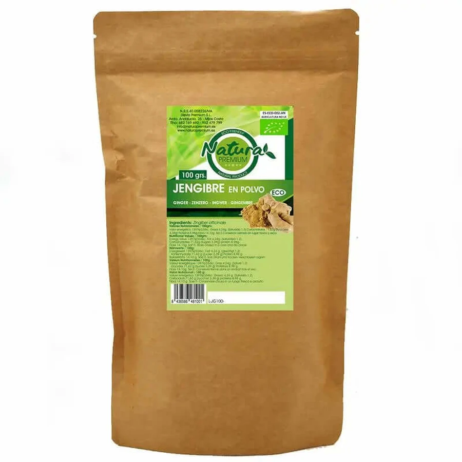 Natura Premium Ginger Powder Bio , 125 gr