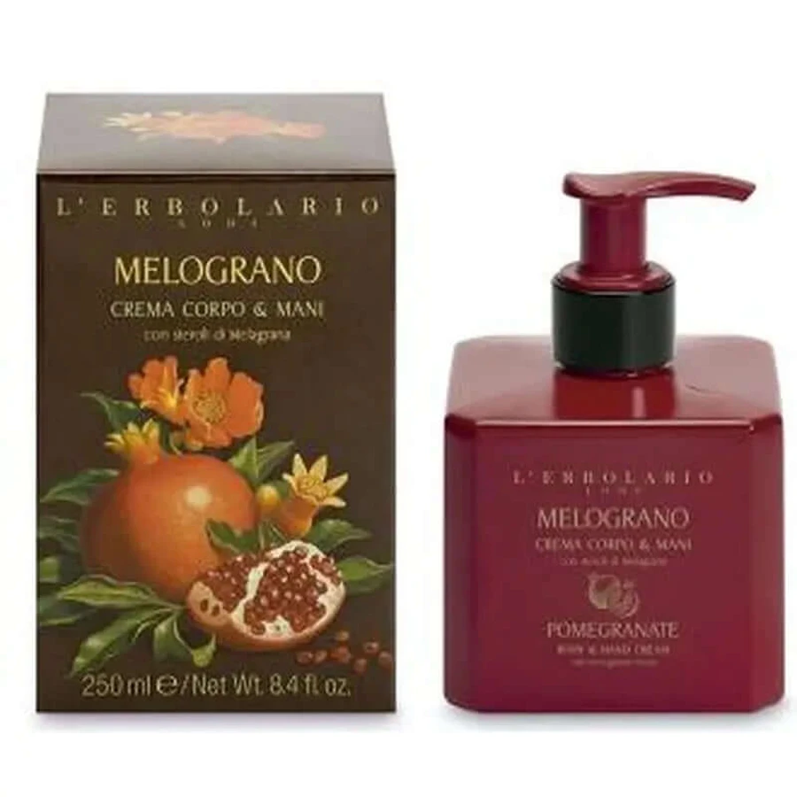 L'Erbolario Melograno Körper- & Handcreme 250Ml