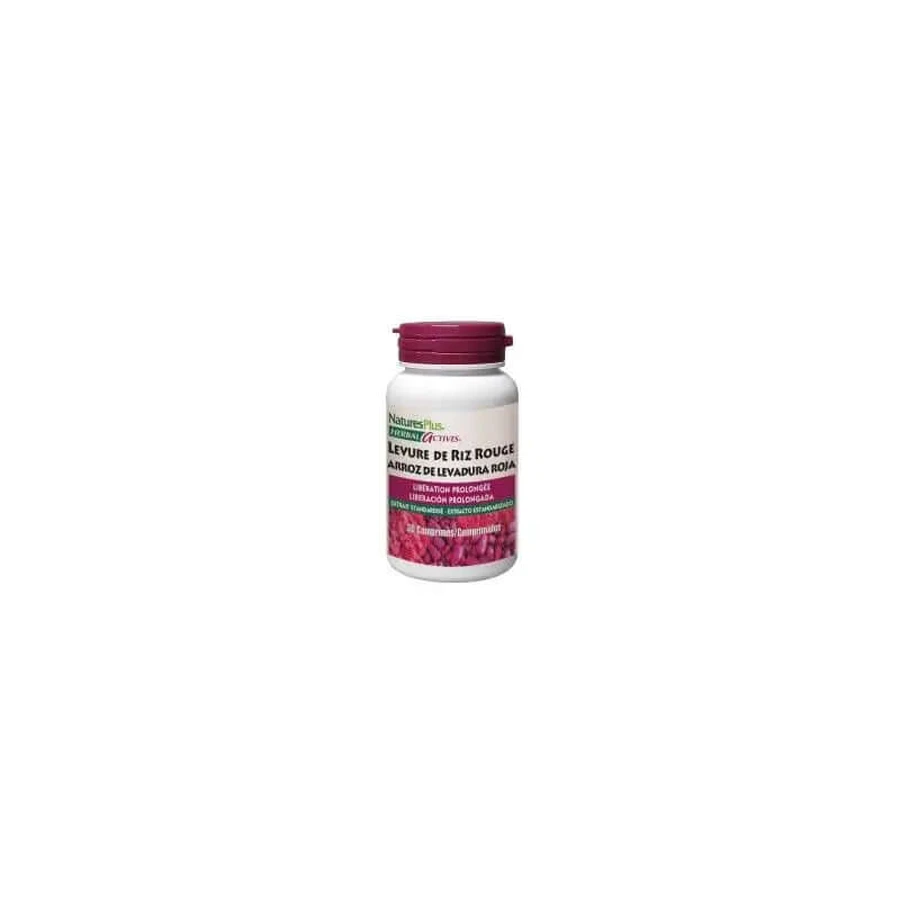 Natures Plus Red Yeast Rice 300Mg Arroz De Levadura Roja, 30 Comprimidos