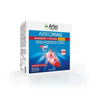 Arkopharma Arkomag Magnesium en Kalium Forte, 24 sachets