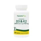 Natures Plus Vitamin D3 2500Ui+Vit K2 120Mcg, 90 Tablets